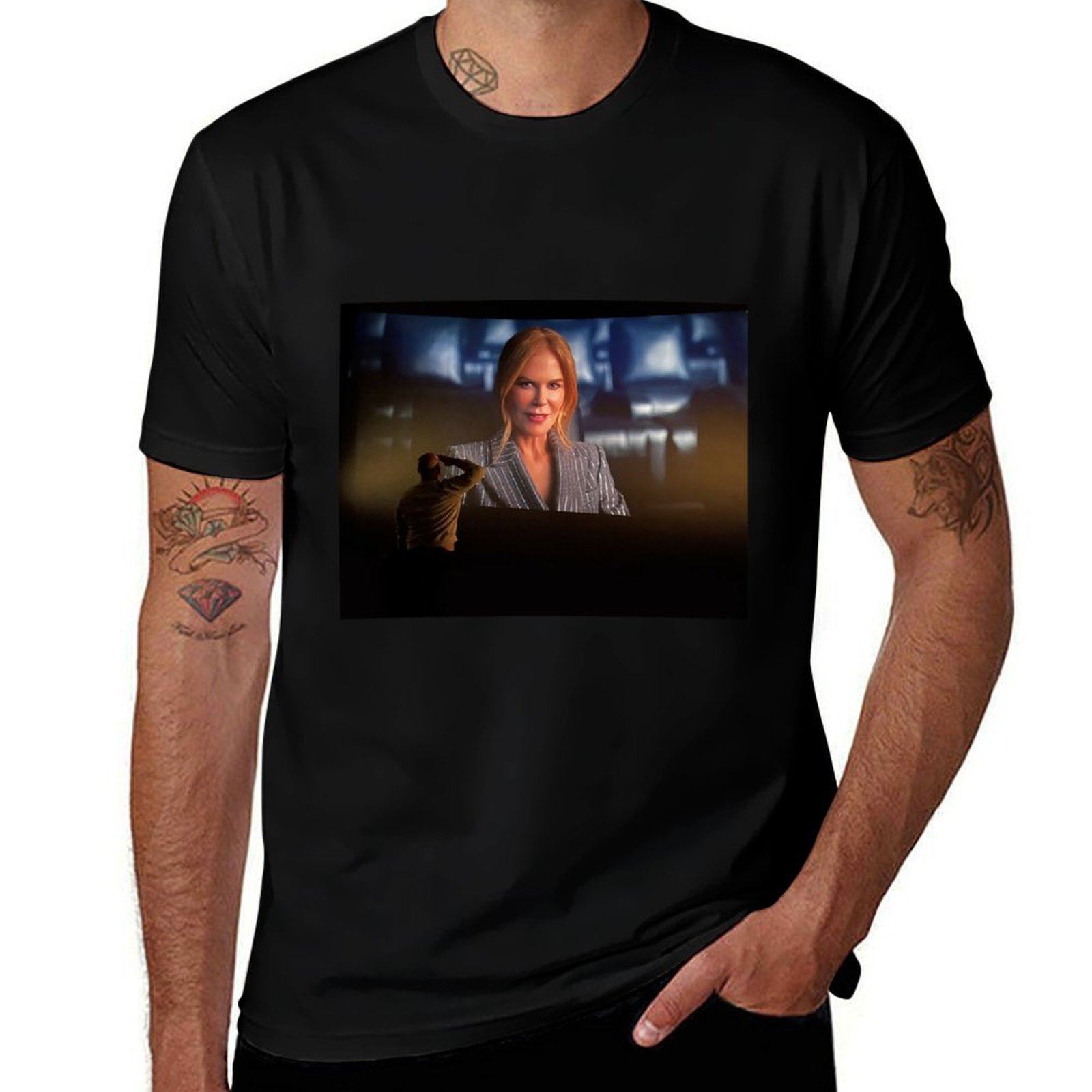 Commercial Printing Usa - guy saluting nicole kidman amc commercial