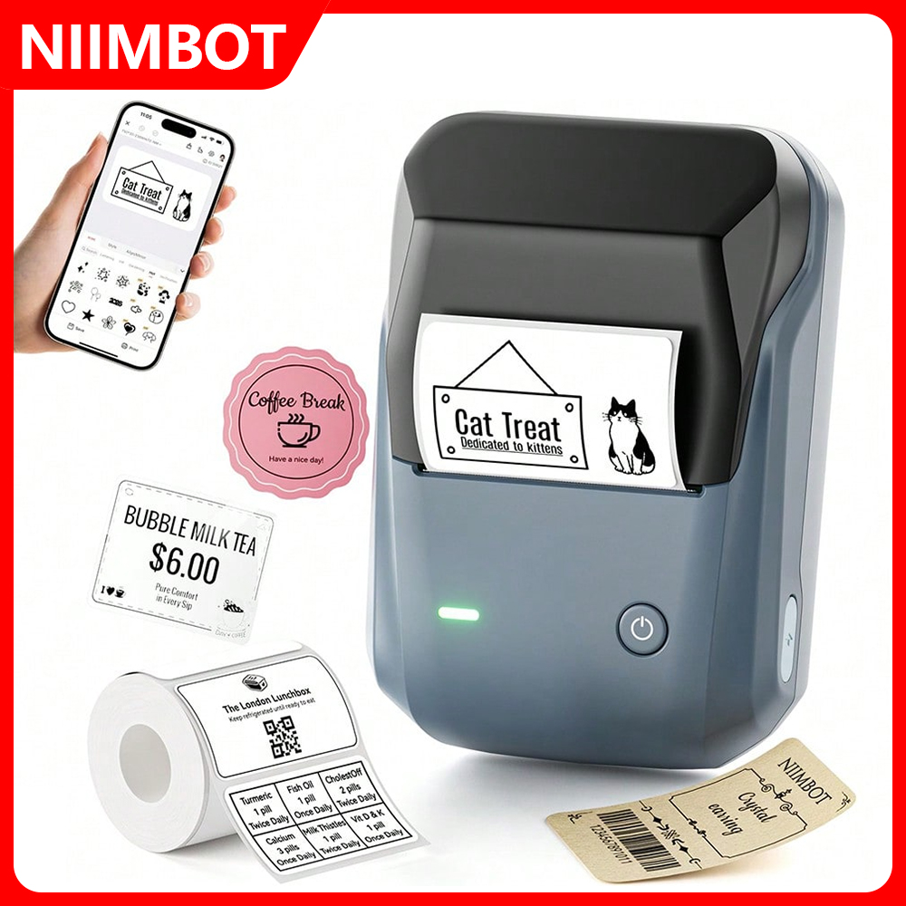 Commercial Printing Labels - NIIMBOT B1 Portable Thermal Printer 2