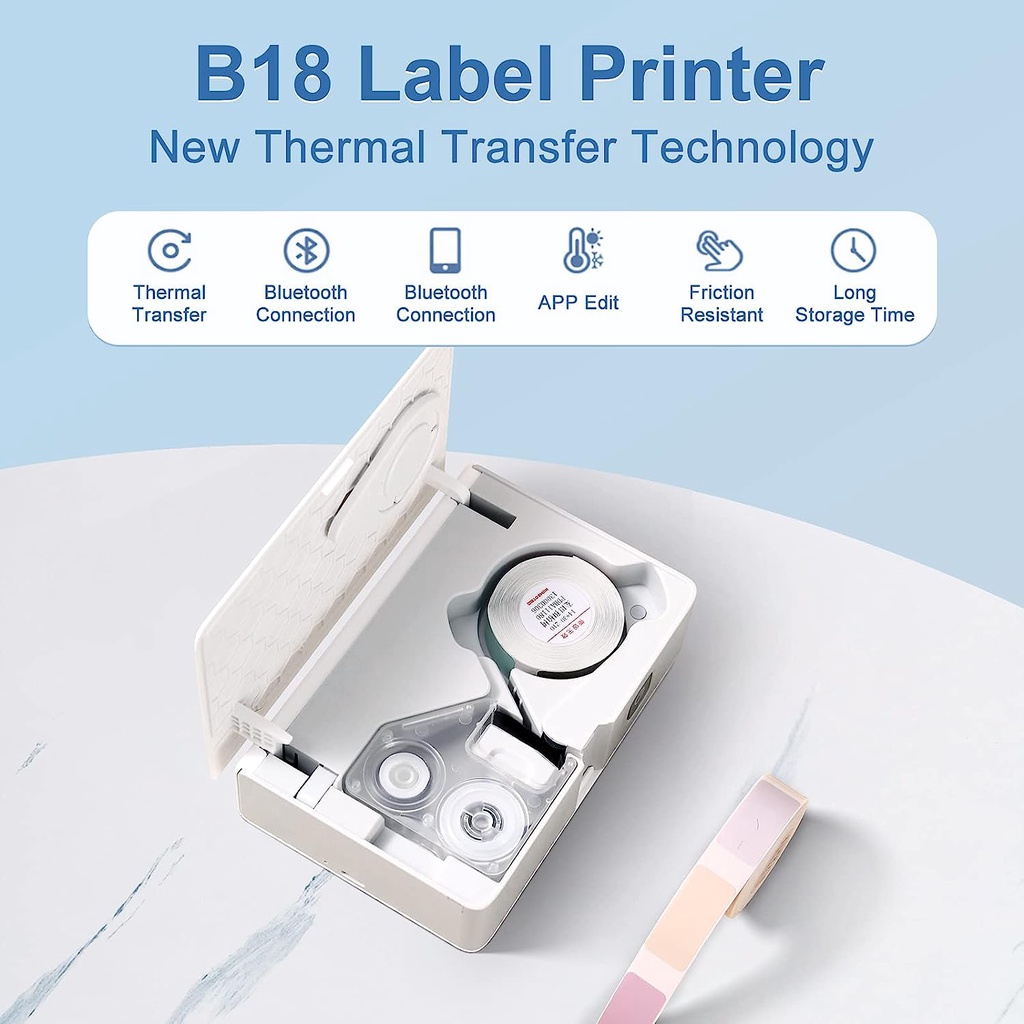 NIIMBOT B18 Color Label Printe - Commercial Printing Labels 评论和价格