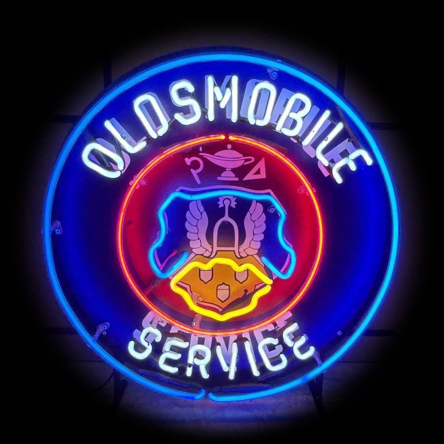 Oldsmobil Gas Oil Neon Light S - Commercial Printing Icon 评论和价格