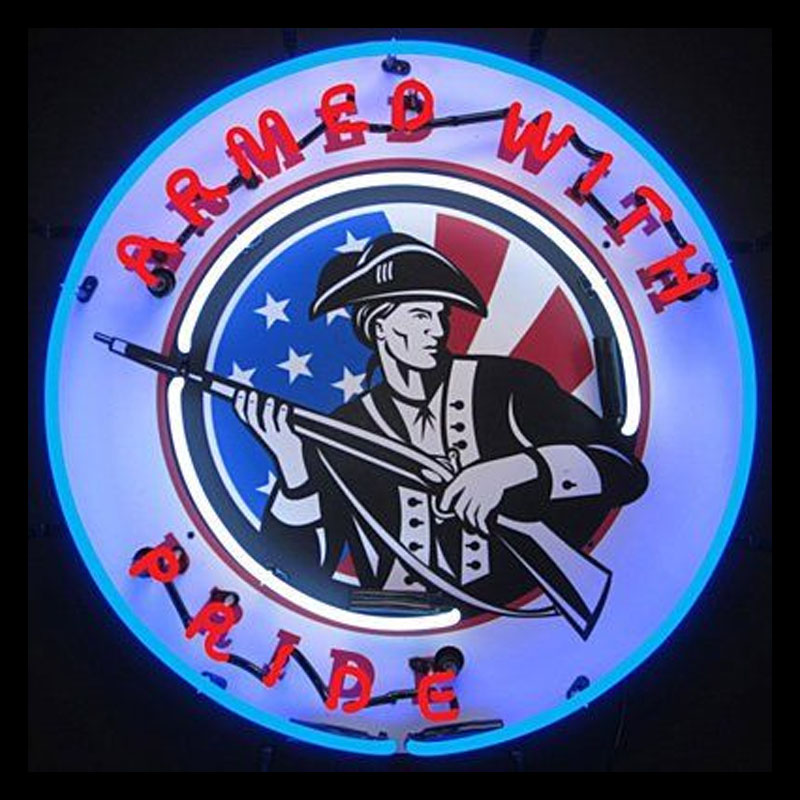Neon Sign For Family Armed Wit - Commercial Printing Icon 评论和价格