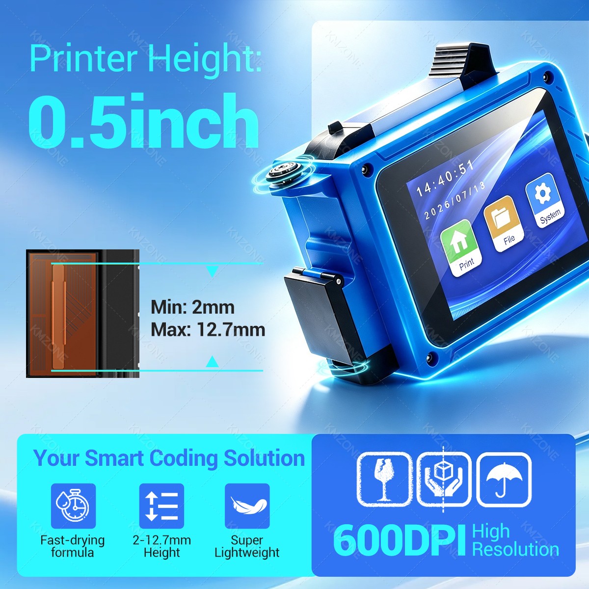 12.7mm Inkjet Transfer Printer - Commercial Printing Labels 评论和价格