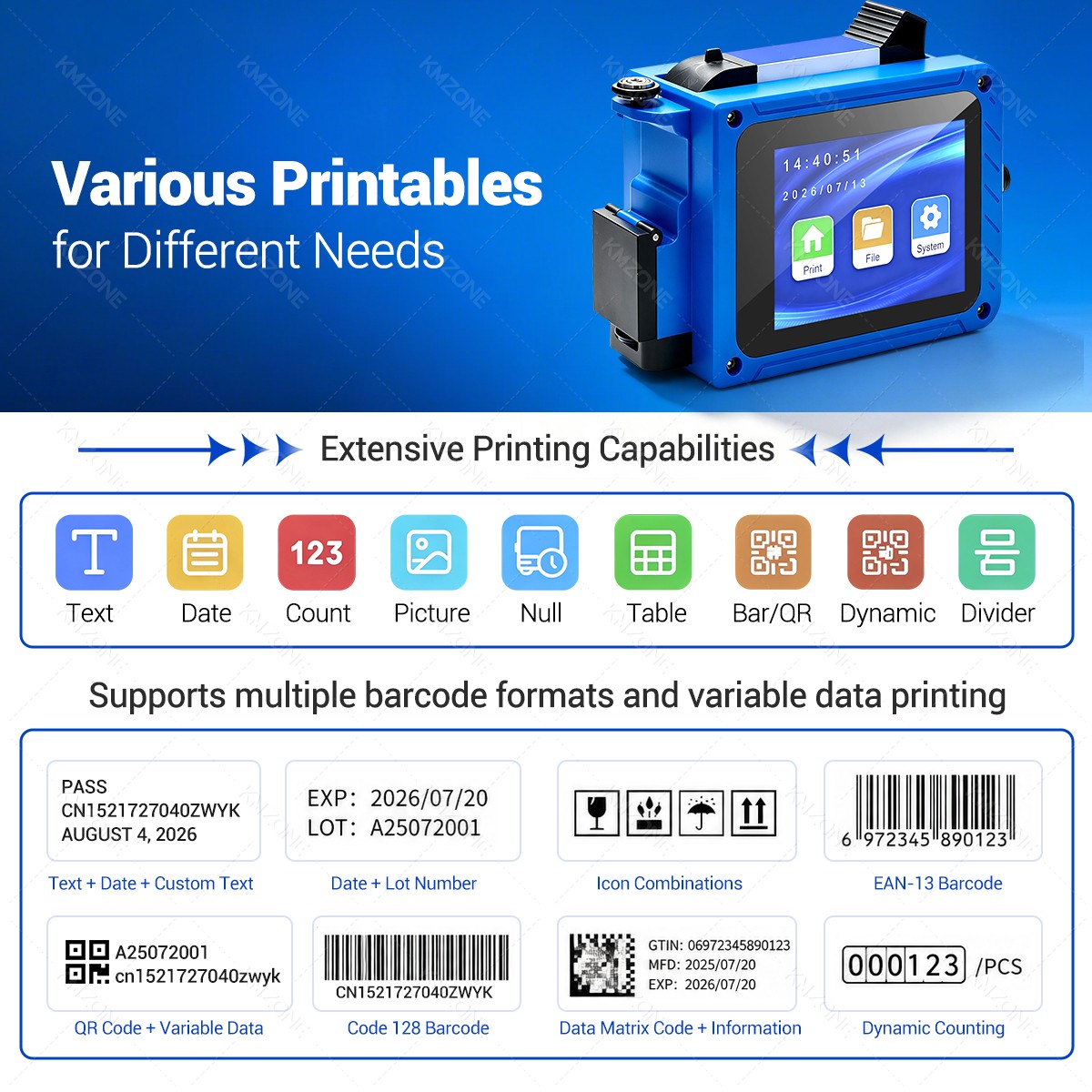 12.7mm Inkjet Transfer Printer - Commercial Printing Labels 评论和价格