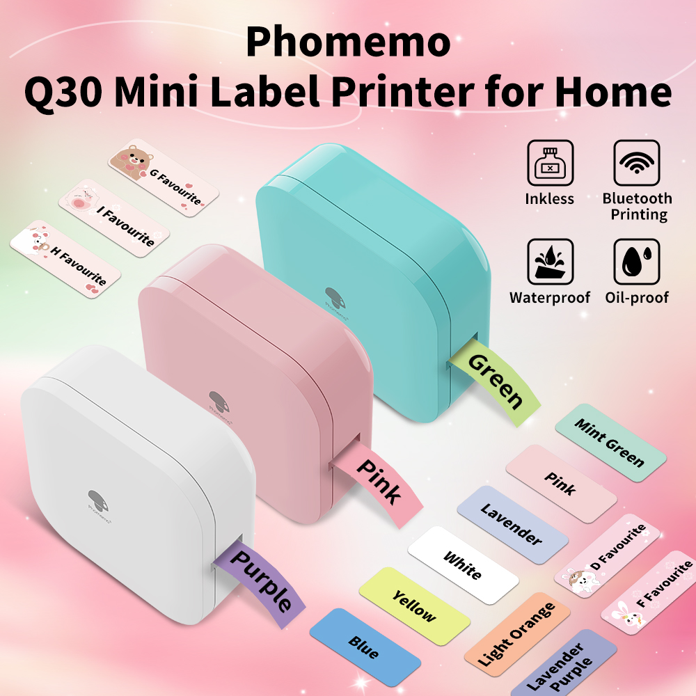 Phomemo Q30 Wireless Thermal L - Commercial Printing Labels 评论和价格