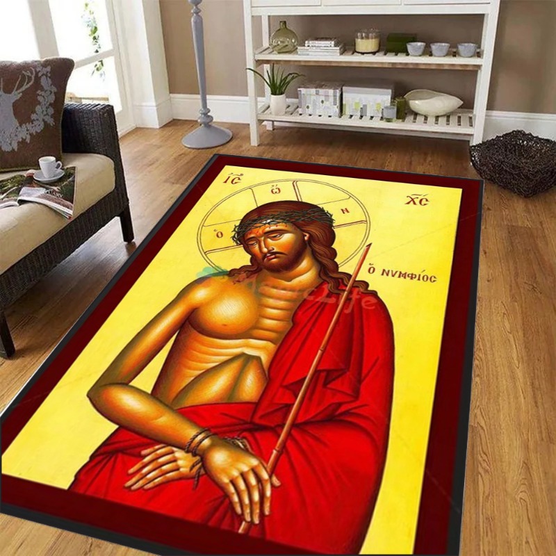 Large Living Room Bedroom Rug  - Commercial Printing Icon 评论和价格