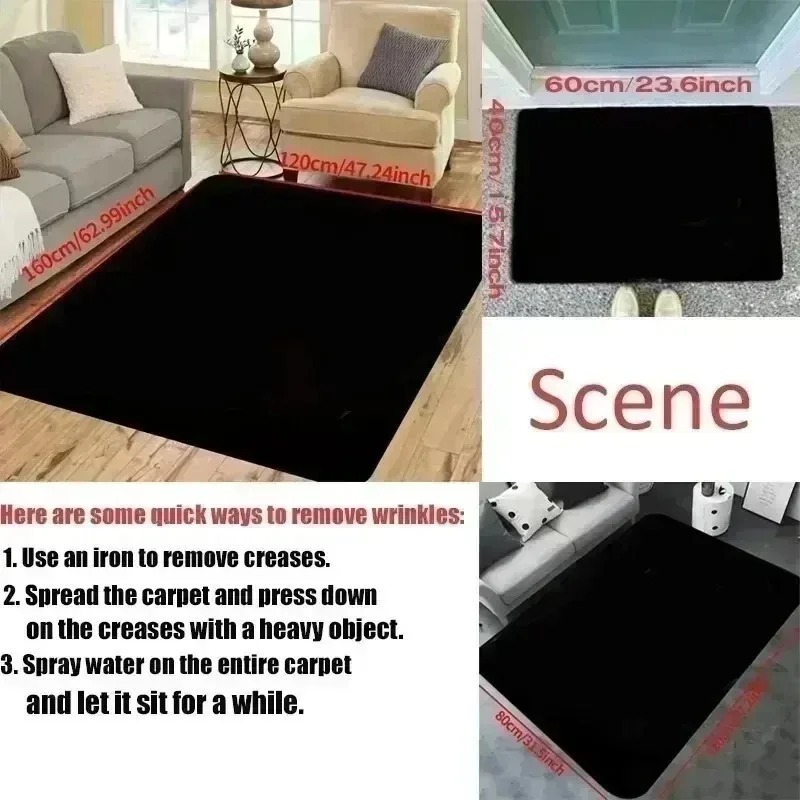 Large Living Room Bedroom Rug  - Commercial Printing Icon 评论和价格