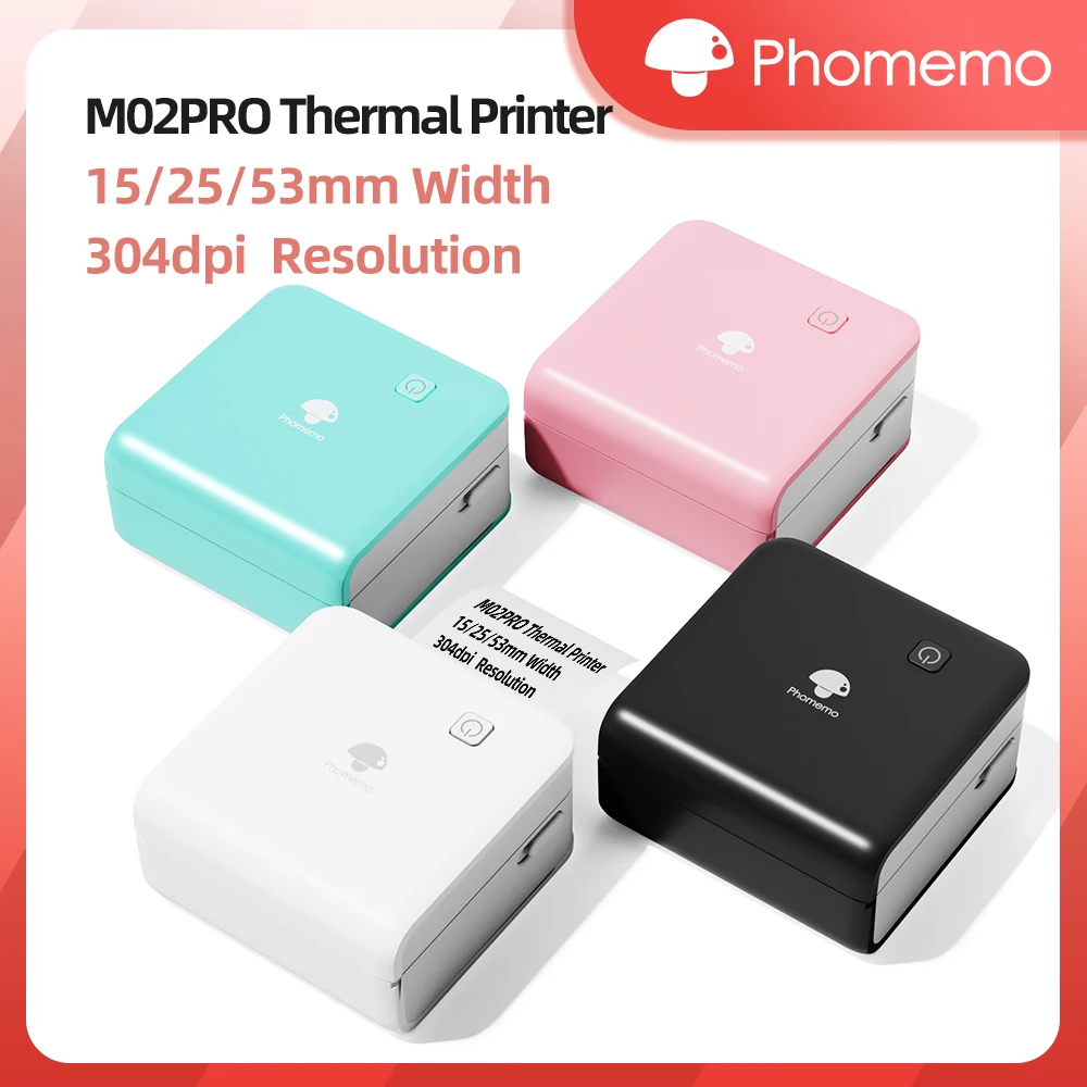 Phomemo M02Pro Mini Portable P - Commercial Printing Labels 评论和价格