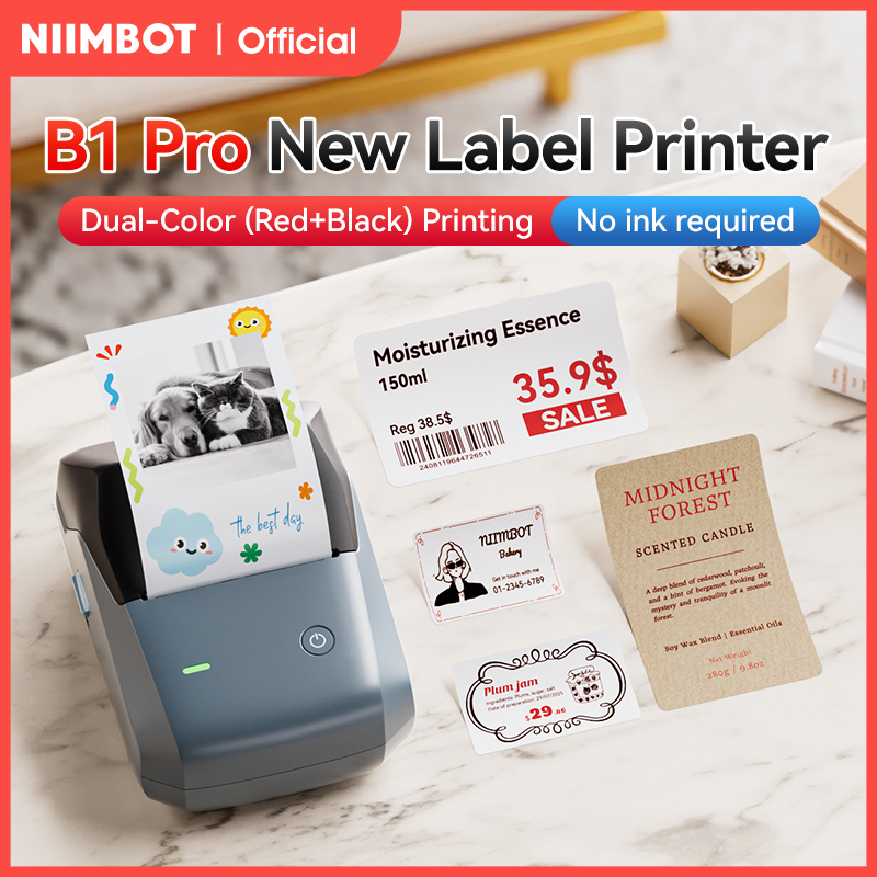 Niimbot B1 Pro Label Printer 3 - Commercial Printing Definition 评论和价格