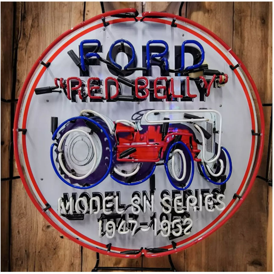 For Red Belly Neon Sign Tracto - Commercial Printing Icon 评论和价格