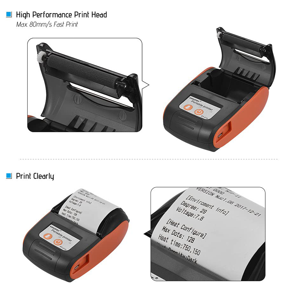 Mini Portable Thermal Receipt  - Commercial Label Printing Machine 评论和价格